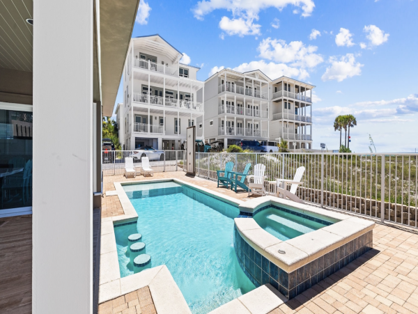 Six Bedroom Gulf Front Vacation Rental in Grayton Beach